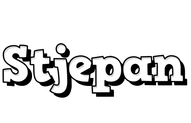 Stjepan snowing logo