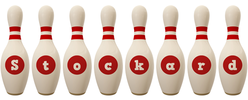 Stockard bowling-pin logo
