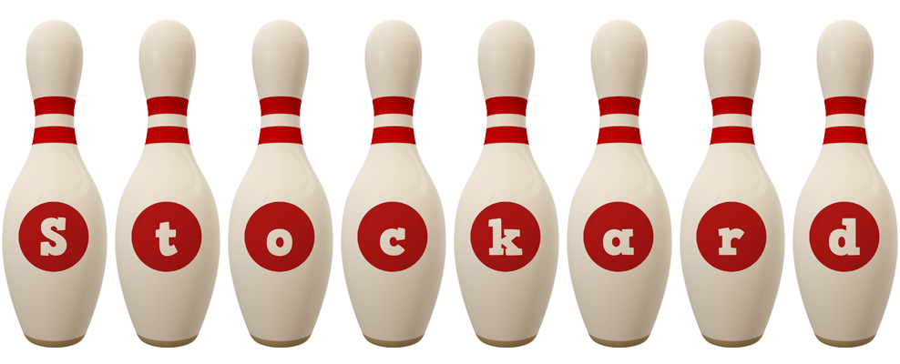 Stockard bowling-pin logo