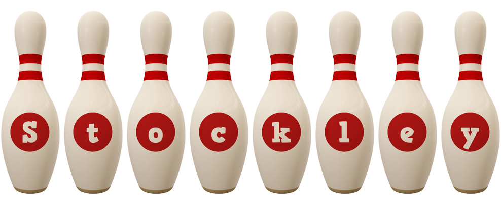 Stockley bowling-pin logo