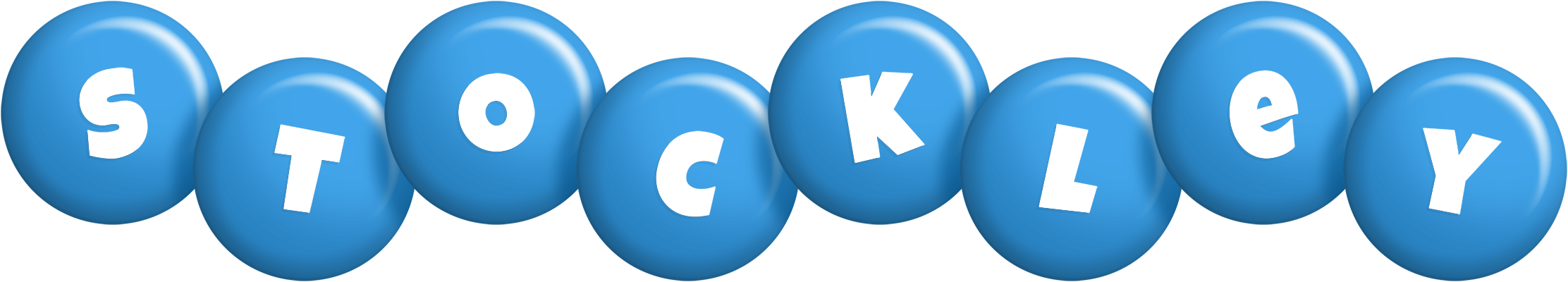 Stockley candy-blue logo