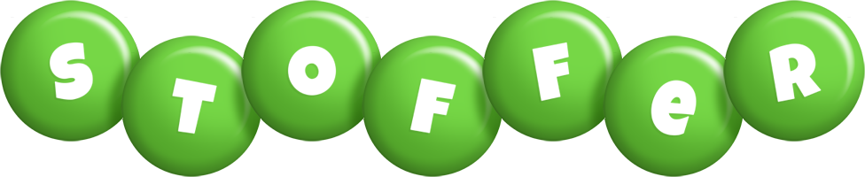 Stoffer candy-green logo