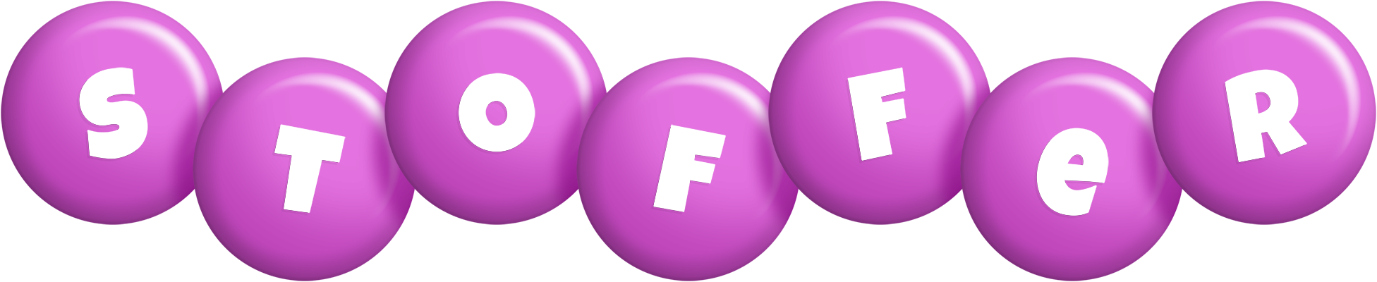 Stoffer candy-purple logo