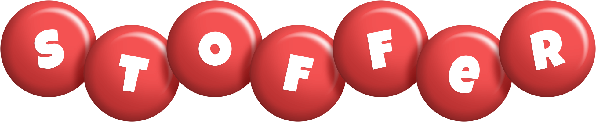 Stoffer candy-red logo