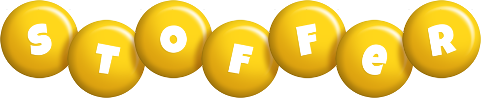 Stoffer candy-yellow logo