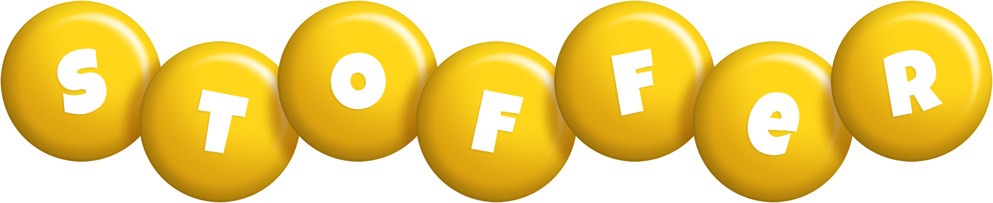 Stoffer candy-yellow logo