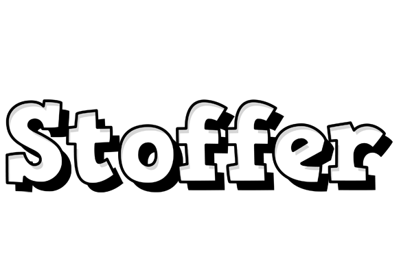 Stoffer snowing logo