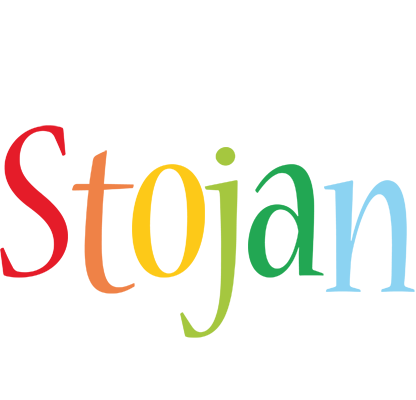 Stojan birthday logo