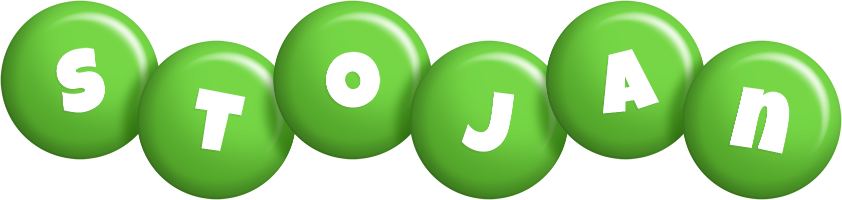 Stojan candy-green logo