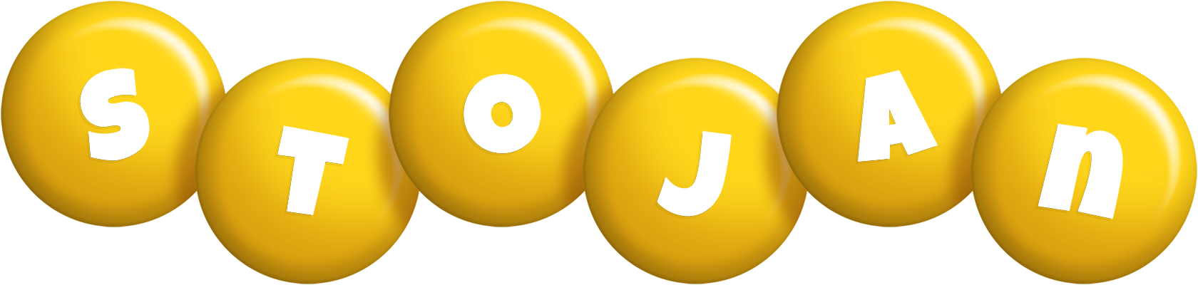 Stojan candy-yellow logo