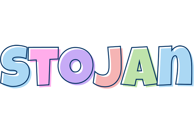 Stojan pastel logo