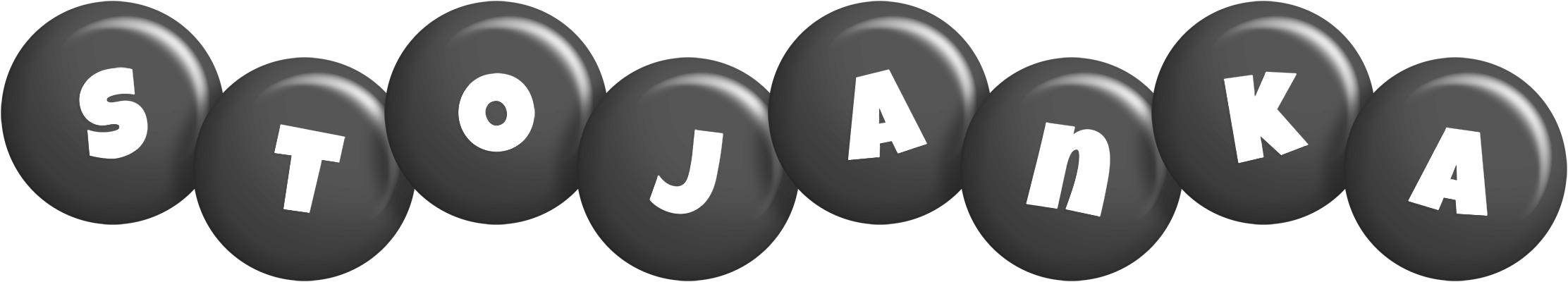 Stojanka candy-black logo