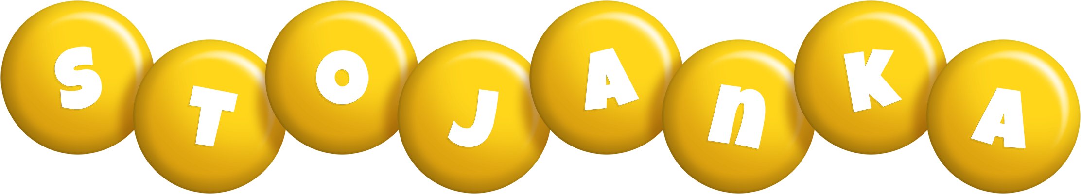 Stojanka candy-yellow logo