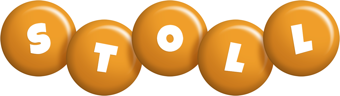 Stoll candy-orange logo