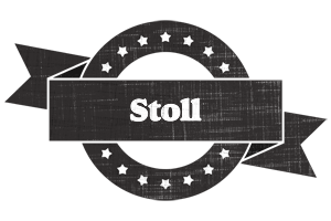 Stoll grunge logo