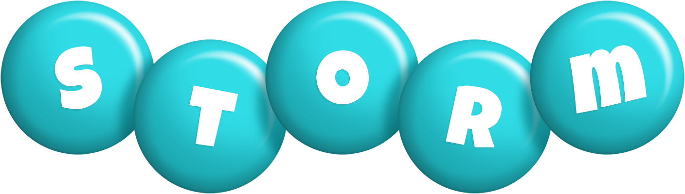 Storm candy-azur logo