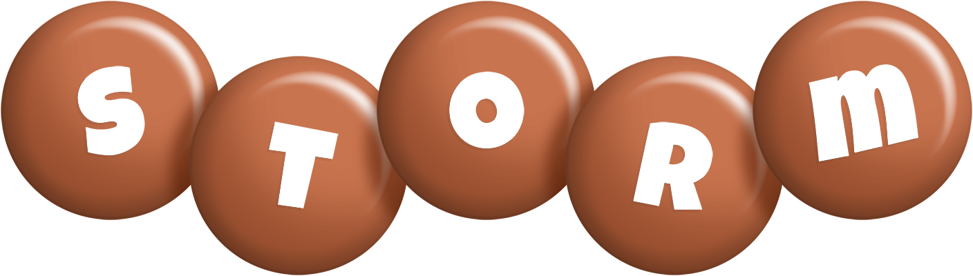 Storm candy-brown logo