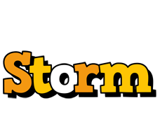 Storm cartoon logo