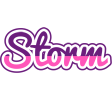Storm cheerful logo
