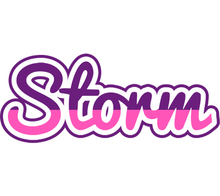 Storm cheerful logo