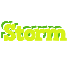 Storm citrus logo