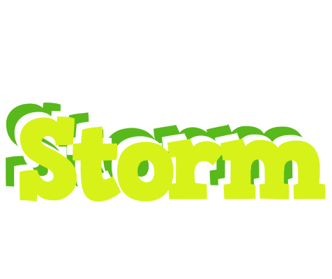 Storm citrus logo
