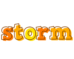 Storm desert logo