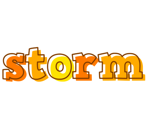 Storm desert logo