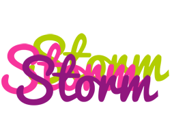 Storm flowers logo