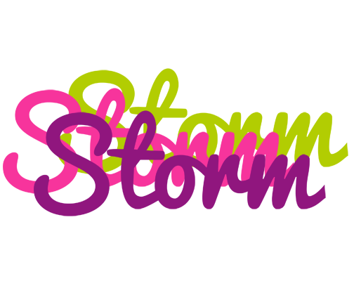 Storm flowers logo
