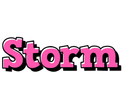 Storm girlish logo