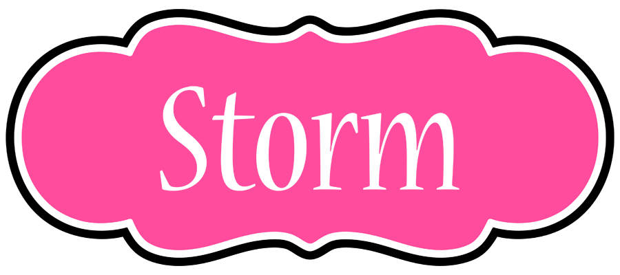Storm invitation logo