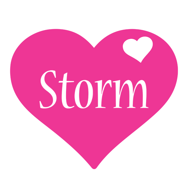 Storm love-heart logo
