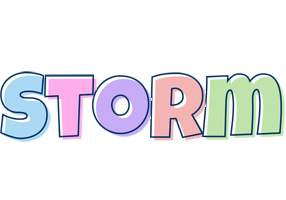 Storm pastel logo