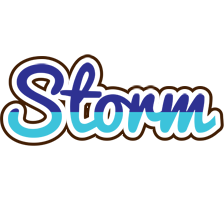 Storm raining logo
