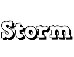 Storm snowing logo