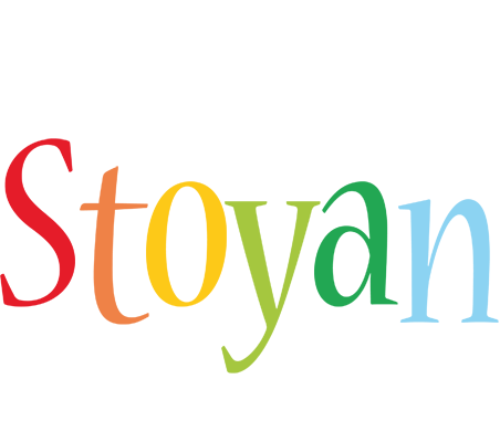 Stoyan birthday logo