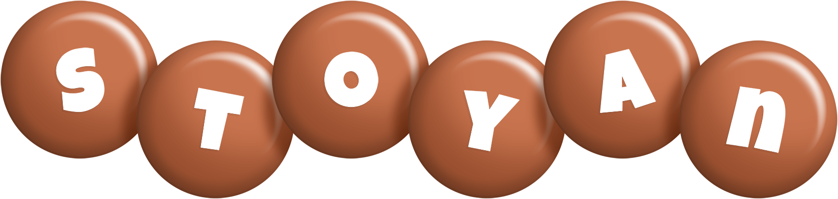Stoyan candy-brown logo
