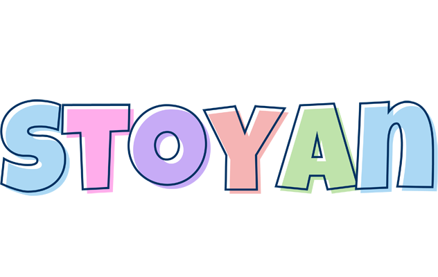 Stoyan pastel logo