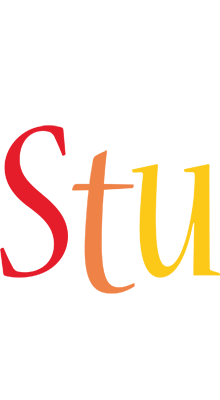 Stu birthday logo
