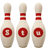 Stu bowling-pin logo