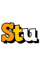 Stu cartoon logo