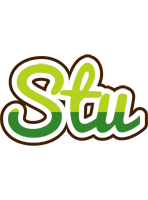 Stu golfing logo