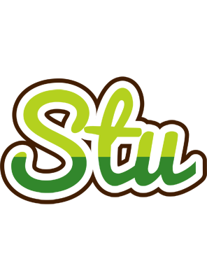 Stu golfing logo