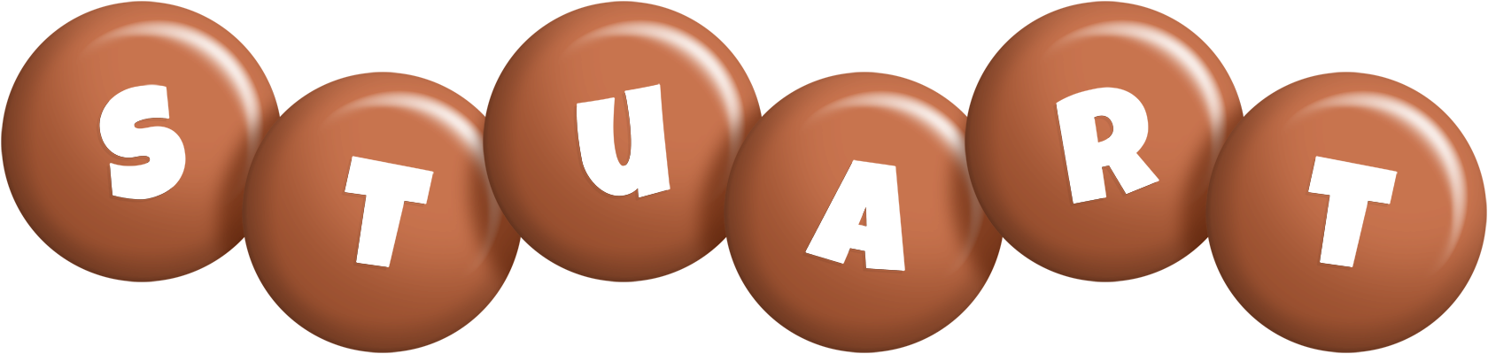 Stuart candy-brown logo
