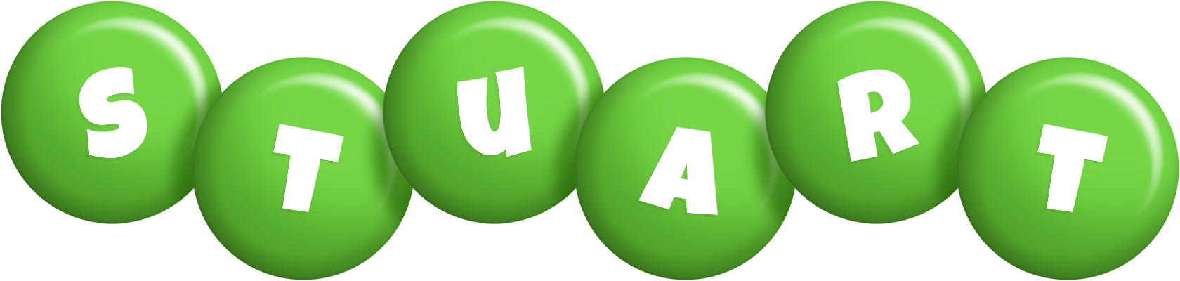 Stuart candy-green logo