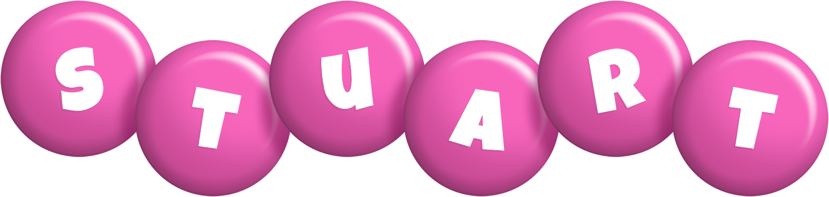 Stuart candy-pink logo