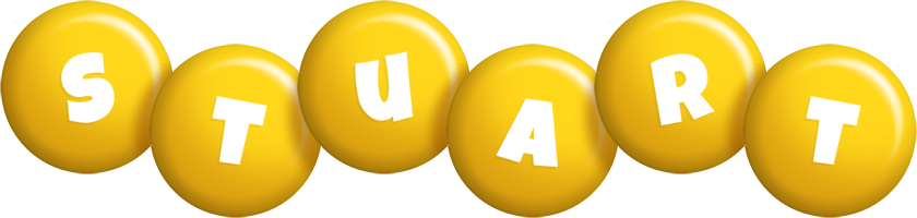 Stuart candy-yellow logo