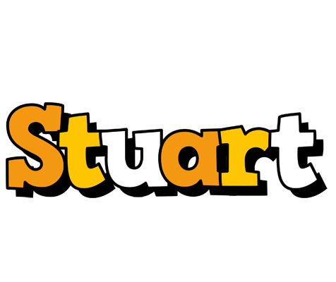 Stuart cartoon logo