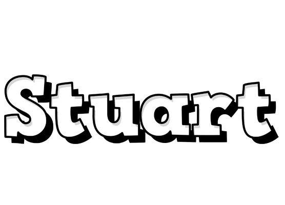 Stuart snowing logo
